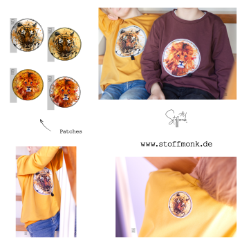 Patch / Aufnäher  - Tiger gelb